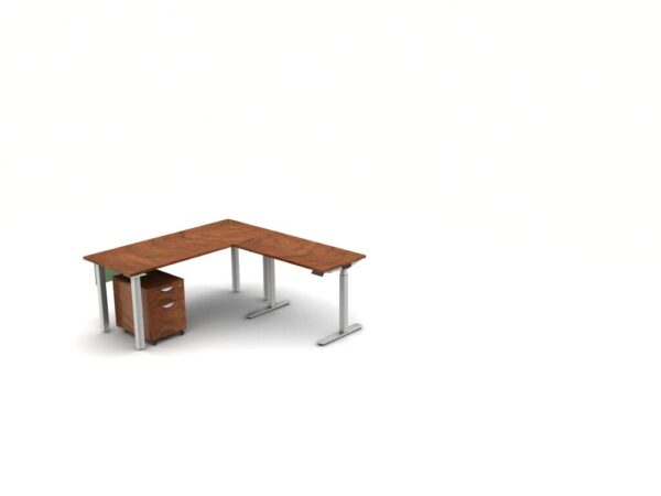 L-Shape Desk w/ Height Adjustable Return - Image 3